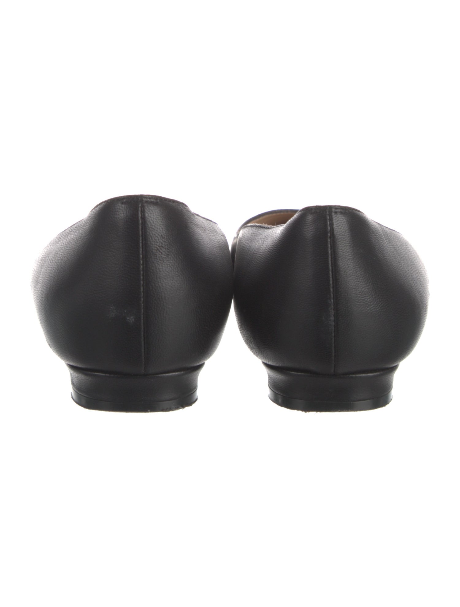 Manolo Blahnik Leather Ballet Flats